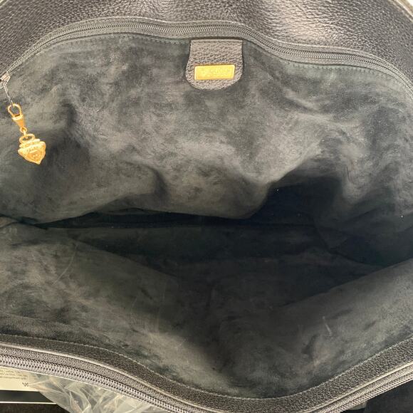 GUCCI Black Suede Leather Tote Bags - Picture 7 of 12